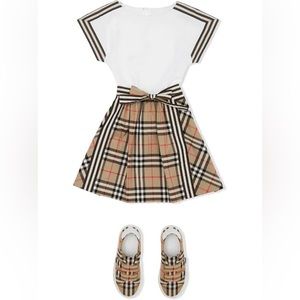 Burberry Vintage Check-print dress